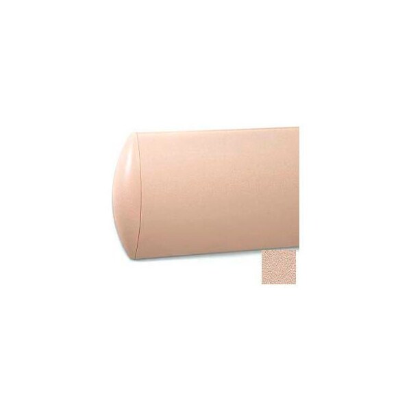 Pawling Crescent Shaped Wall Guard W/Rec. Plastic Clip Retainer System, 8"H x 12'L, Doeskin WG-7C-12-268 - main